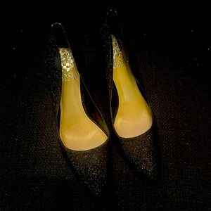 Vince Camuto Black Shimmer Pump